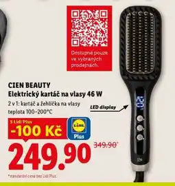 Lidl CIEN BEAUTY Elektrický kartáč na vlasy 46 W nabídka