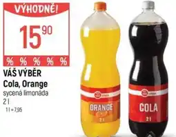 Globus VÁŠ VÝBĚR Cola, Orange nabídka