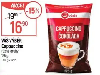 Globus VÁŠ VÝBĚR Cappuccino nabídka