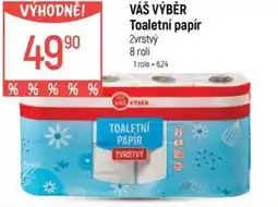Globus VÁŠ VÝBĚR Toaletní papír nabídka