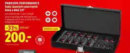 Lidl PARKSIDE PERFORMANCE Sada rázových nástrčných klíčů a bitů 1/4 nabídka