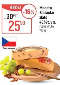 Globus Madeta Blaťácké zlato 48%t. vs. nabídka
