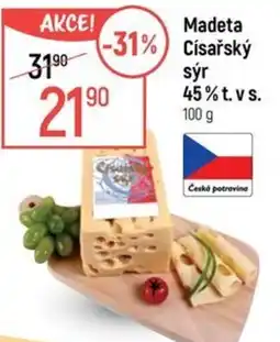 Globus Madeta Císařský sýr 45% t.vs. nabídka
