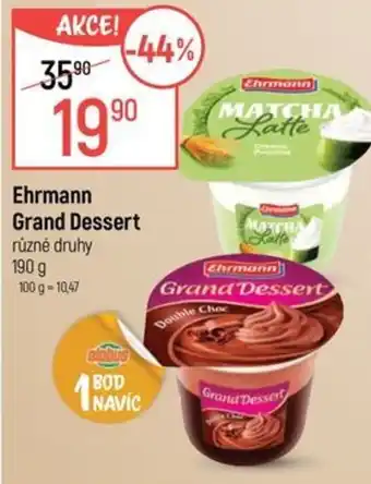 Globus Ehrmann Grand Dessert nabídka