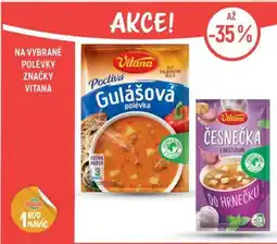 Globus Na vybrané polévky značky vitana nabídka