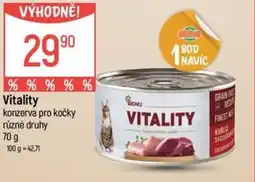 Globus Vitality konzerva pro kočky nabídka