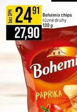 Jip Bohemia Chips 130g, různé druhy nabídka