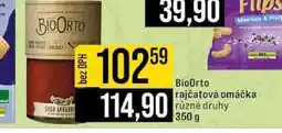 Jip BioOrto rajčatová omáčka různé druhy nabídka