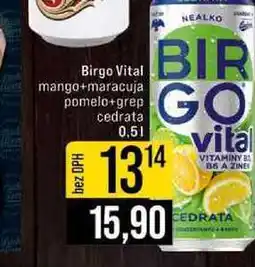 Jip Birgo Vital mango+maracuja pomelo+grep cedrata 0.5l nabídka