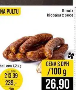 Jip Kmotr klobása z pece bal.cca 1,2 kg 100g nabídka