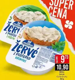 Jip Milko žervé různé druhy nabídka