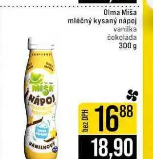 Jip Olma Miša mléčný kysaný nápoj vanilka čokoláda nabídka