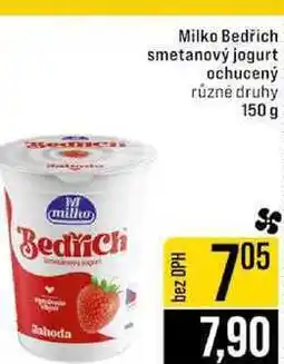 Jip Milko Bedřich smetanový jogurt ochucený různé druhy nabídka