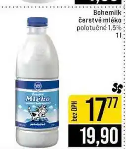 Jip Bohemilk čerstvé mléko polotučné 1.5% nabídka