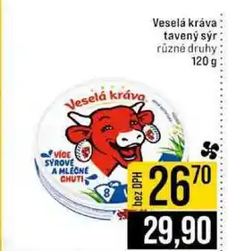 Jip Veselá kráva tavený sýr různé druhy nabídka