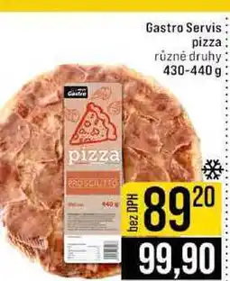 Jip Gastro Servis pizza různé druhy nabídka