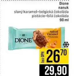 Jip Dione nanuk slaný karamel+belgická čokoláda pistácie+bílá čokoláda 90 ml nabídka