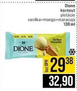 Jip Dione kornout pistácie vanilka+mango+maracuja 130 ml nabídka