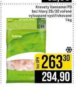 Jip Krevety Vannamei PD bez hlavy 26/30 vařené 2 vyloupané vystřívkované nabídka