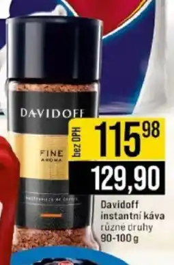Jip Davidoff instantní káva nabídka