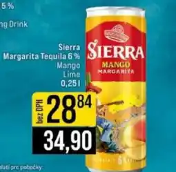 Jip Sierra Margarita Tequila 6% nabídka