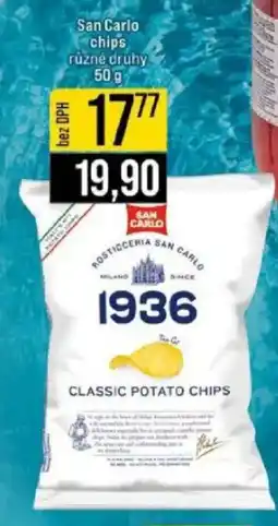 Jip San Carlo chips nabídka