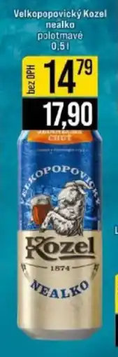 Jip Velkopopovický Kozel nealko nabídka