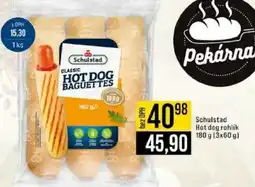 Jip Schulstad Hot dog rohlík nabídka