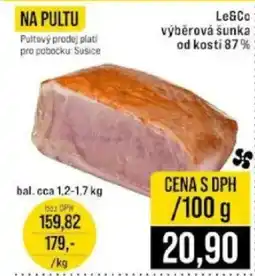 Jip Le&Co výběrová šunka od kosti 87% nabídka