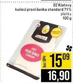 Jip DZ Klatovy kuřecí prsní šunka standard 71% nabídka