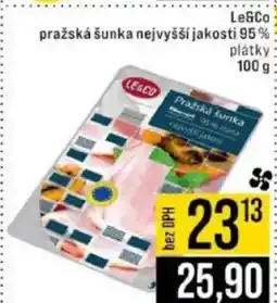 Jip Le&Co pražská šunka nejvyšší jakosti 95% nabídka