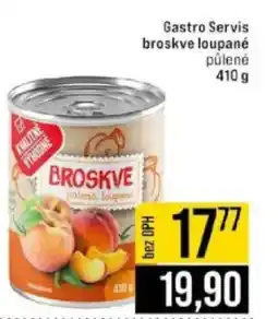 Jip Gastro Servis broskve loupané půlené nabídka
