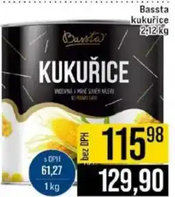 Jip Bassta kukuřice nabídka