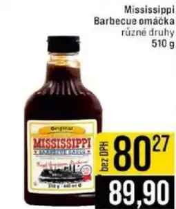 Jip Mississippi Barbecue omáčka nabídka