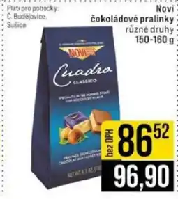 Jip Novi čokoládové pralinky nabídka