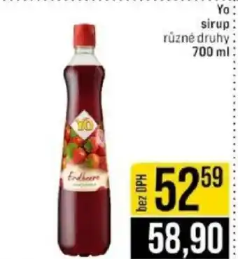 Jip Yo sirup nabídka