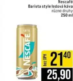 Jip Nescafé Barista style ledová káva nabídka