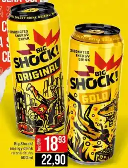 Jip Big Shock! energy drink nabídka