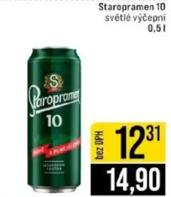 Jip Staropramen 10 světlé výčepní nabídka