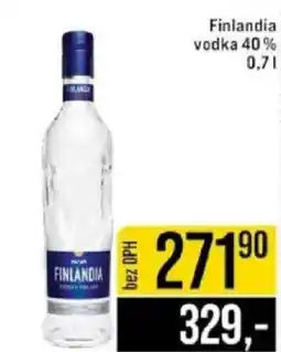 Jip Finlandia vodka 40% nabídka