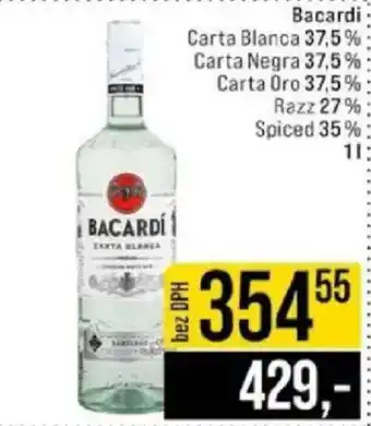 Jip Bacardi nabídka