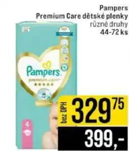 Jip Pampers Premium Care dětské plenky nabídka