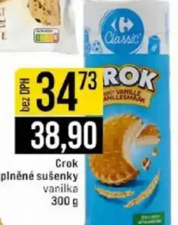 Jip Crok plněné sušenky vanilka nabídka