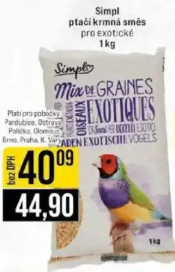 Jip Simpl ptačí krmná směs nabídka