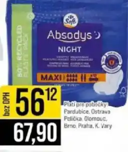 Jip Saft inkontinenční vložky night maxi nabídka