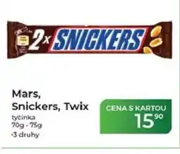 Tamda Foods Mars, Snickers, Twix tyčinka nabídka