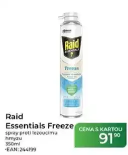 Tamda Foods Raid Essentials Freeze spray proti lezoucímu hmyzu nabídka