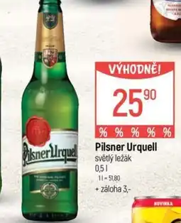 Globus Pilsner Urquell nabídka