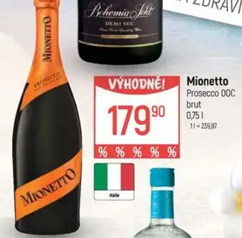 Globus Mionetto nabídka