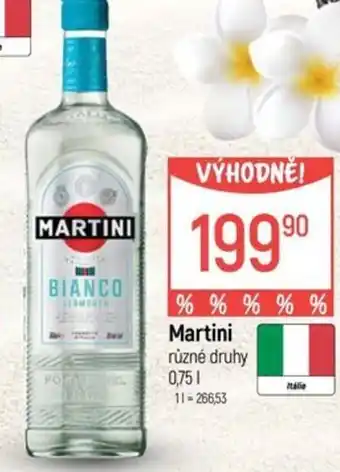 Globus Martini nabídka
